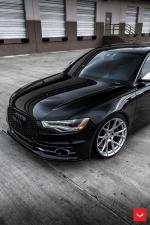 Audi S6 Sedan on Vossen Wheels (VFS6) 2017 года